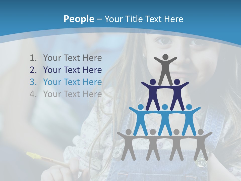 Sitting Childhood Mother PowerPoint Template