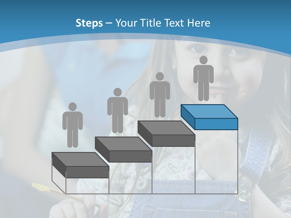 Sitting Childhood Mother PowerPoint Template