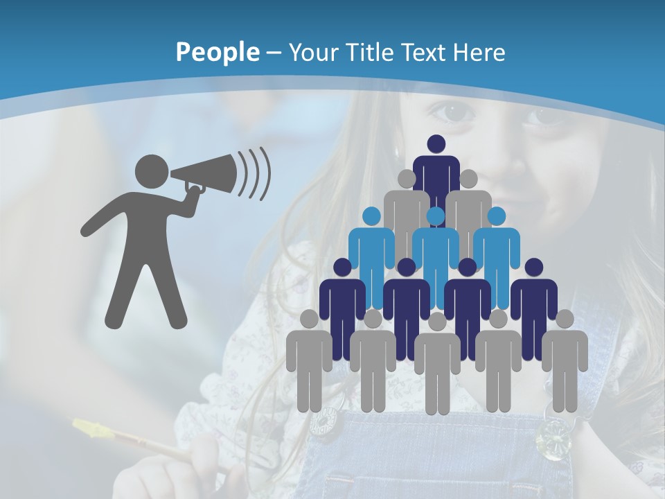 Sitting Childhood Mother PowerPoint Template