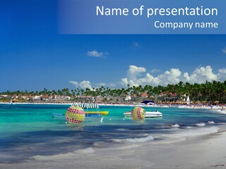 Thailand Palm Travel PowerPoint Template