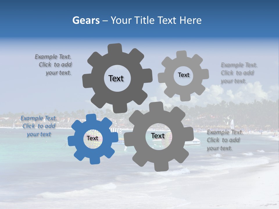 Thailand Palm Travel PowerPoint Template