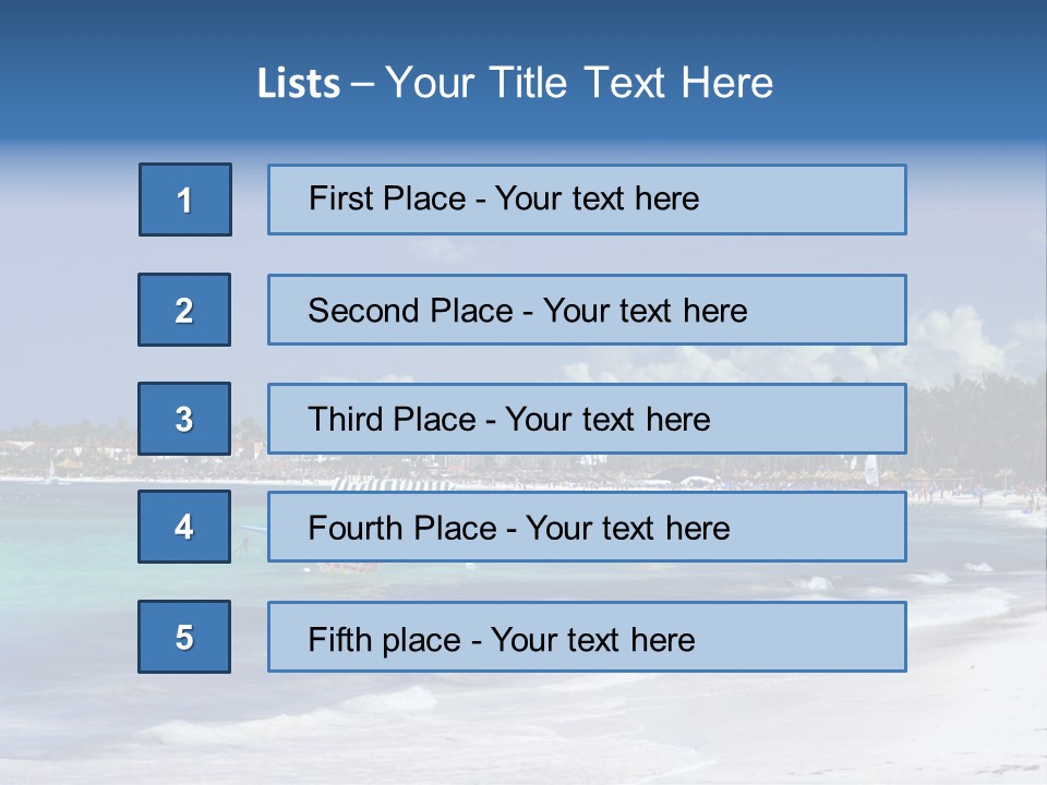 Thailand Palm Travel PowerPoint Template