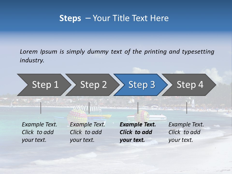 Thailand Palm Travel PowerPoint Template