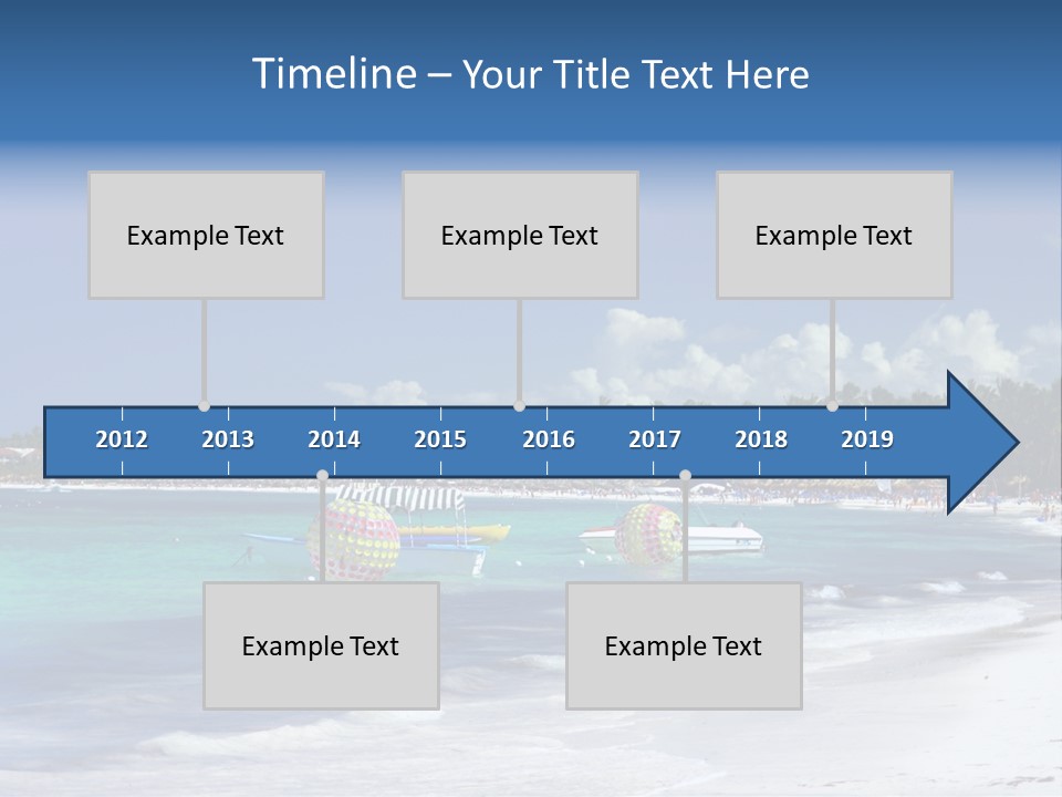 Thailand Palm Travel PowerPoint Template