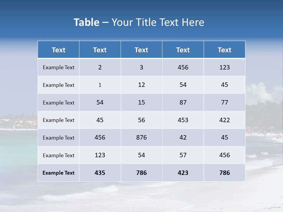 Thailand Palm Travel PowerPoint Template