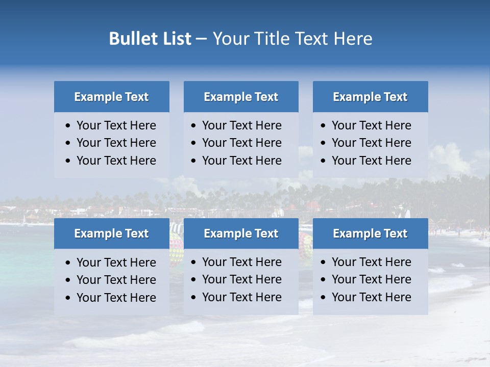 Thailand Palm Travel PowerPoint Template