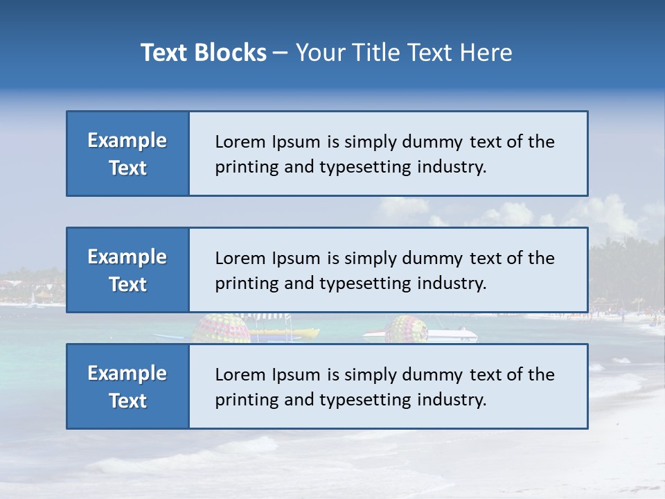 Thailand Palm Travel PowerPoint Template