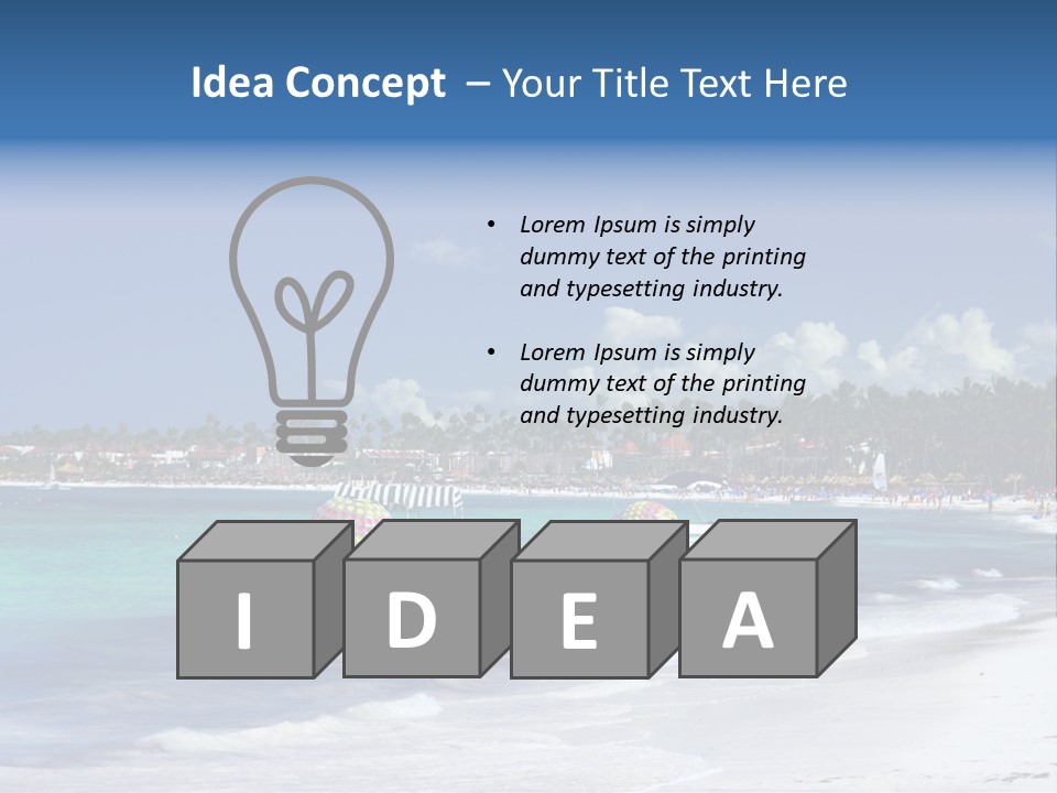 Thailand Palm Travel PowerPoint Template