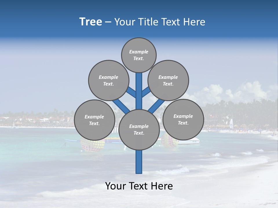 Thailand Palm Travel PowerPoint Template