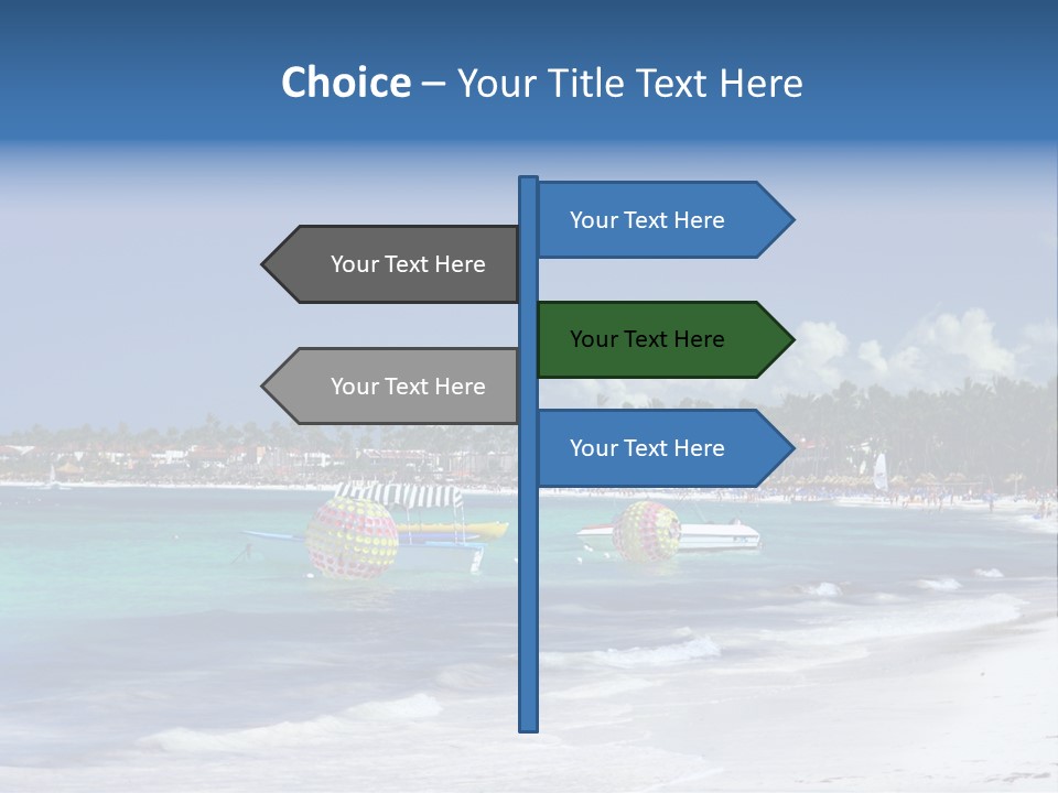 Thailand Palm Travel PowerPoint Template