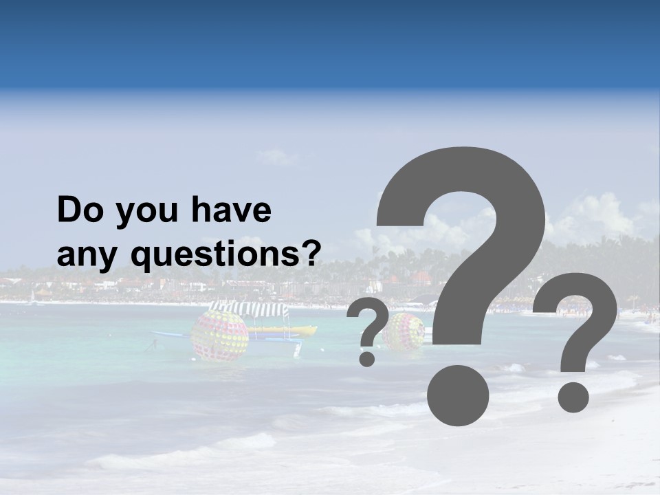 Thailand Palm Travel PowerPoint Template