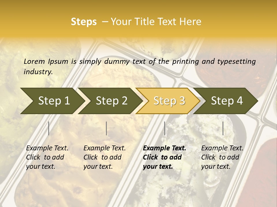 A Variety Of Ice Creams In Trays On A Table PowerPoint Template