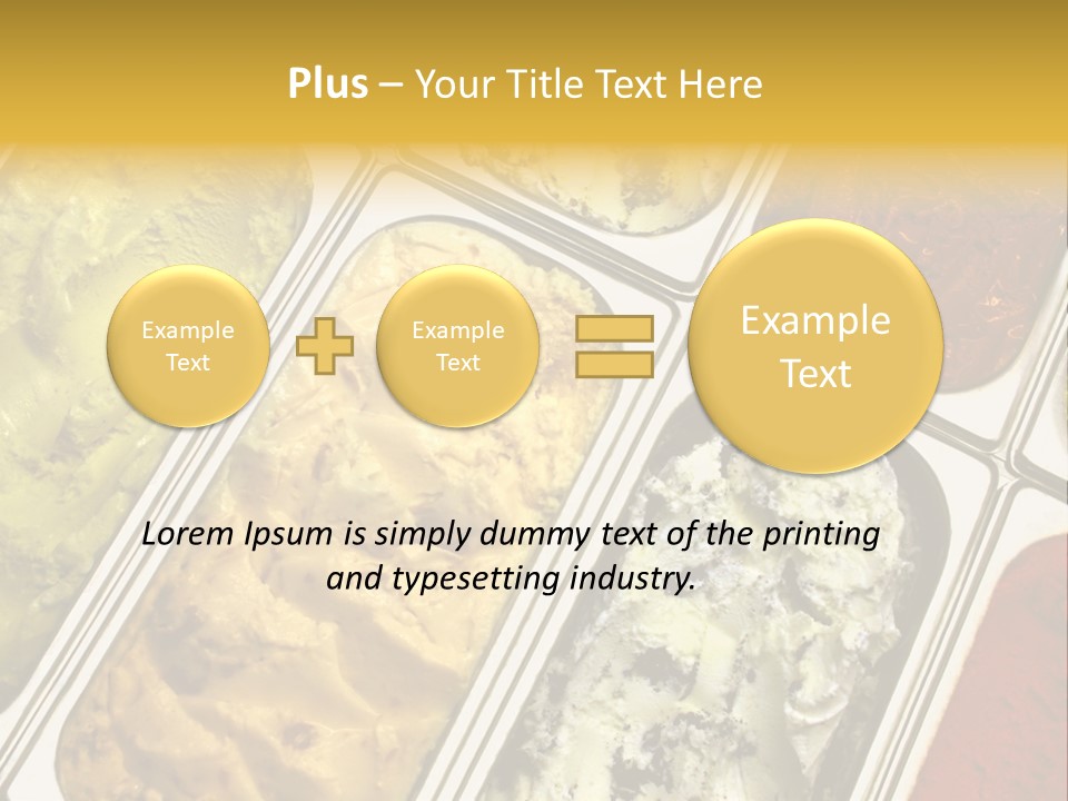 A Variety Of Ice Creams In Trays On A Table PowerPoint Template
