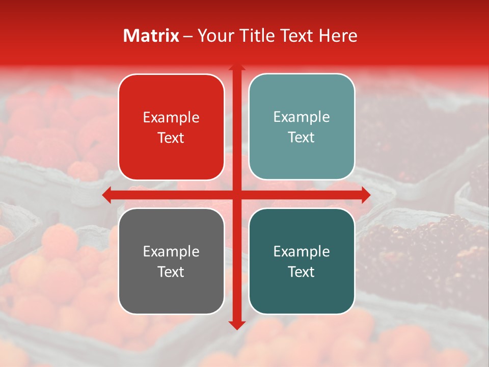 Assorted Farmer Organic PowerPoint Template