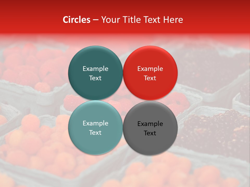 Assorted Farmer Organic PowerPoint Template
