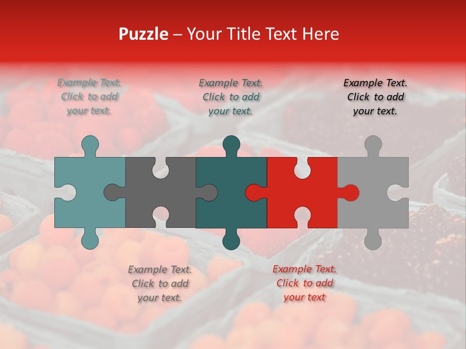 Assorted Farmer Organic PowerPoint Template