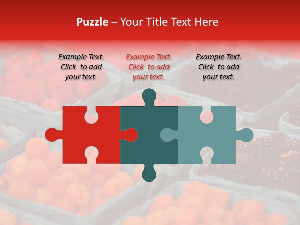 Assorted Farmer Organic PowerPoint Template