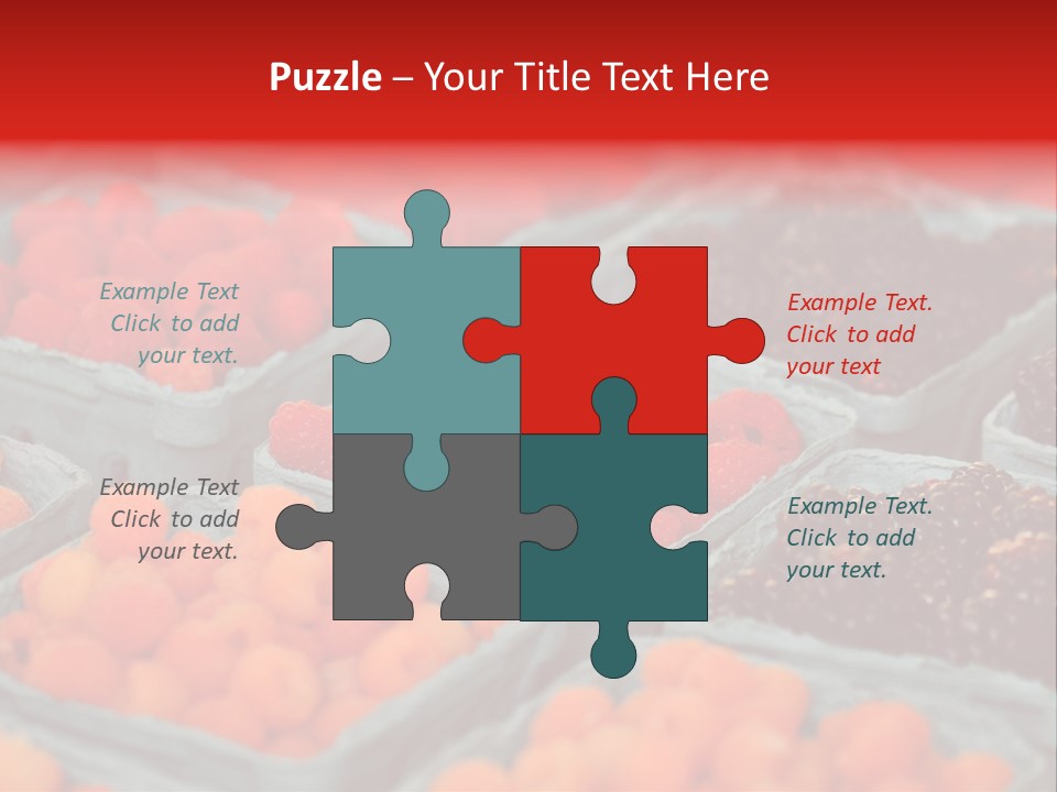 Assorted Farmer Organic PowerPoint Template