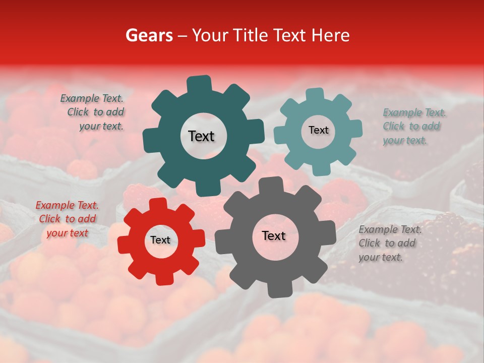 Assorted Farmer Organic PowerPoint Template