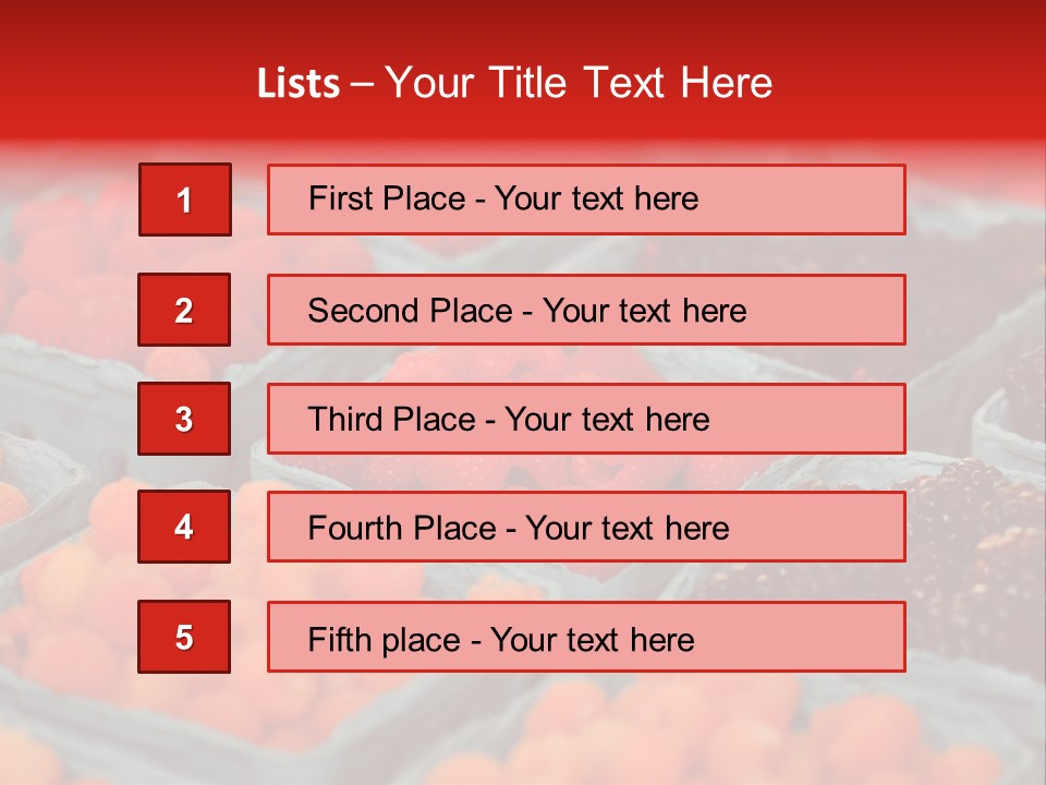 Assorted Farmer Organic PowerPoint Template