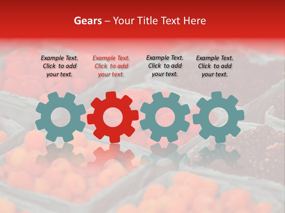 Assorted Farmer Organic PowerPoint Template