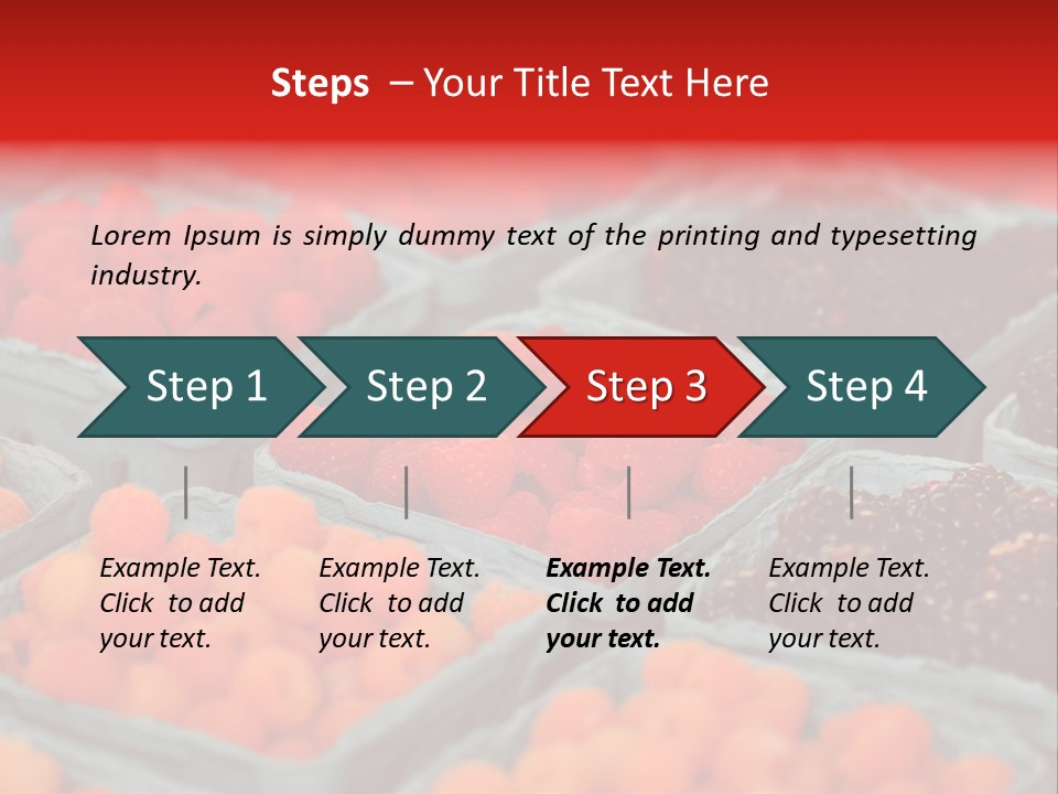 Assorted Farmer Organic PowerPoint Template