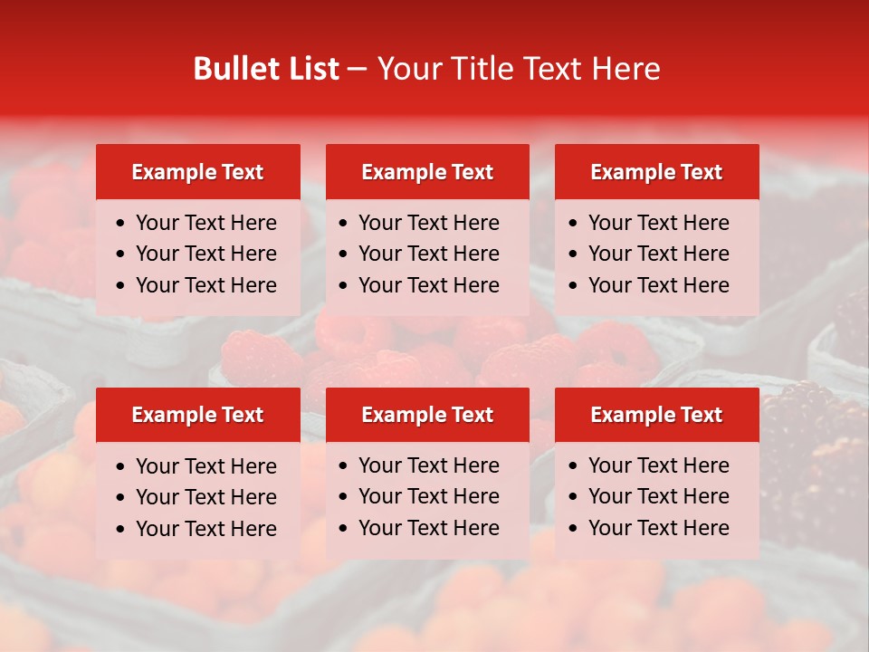 Assorted Farmer Organic PowerPoint Template