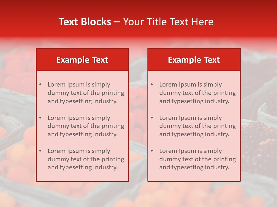 Assorted Farmer Organic PowerPoint Template