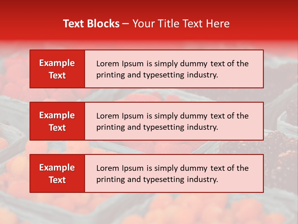 Assorted Farmer Organic PowerPoint Template