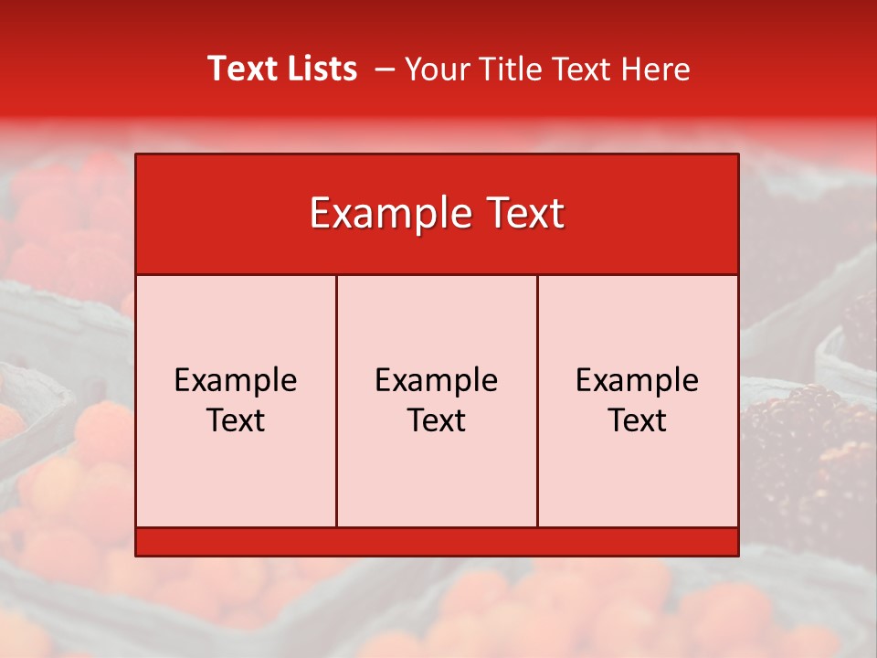 Assorted Farmer Organic PowerPoint Template