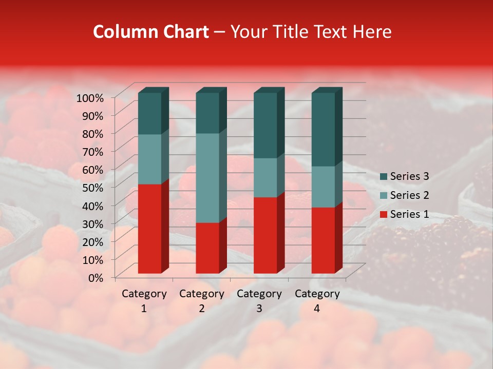 Assorted Farmer Organic PowerPoint Template