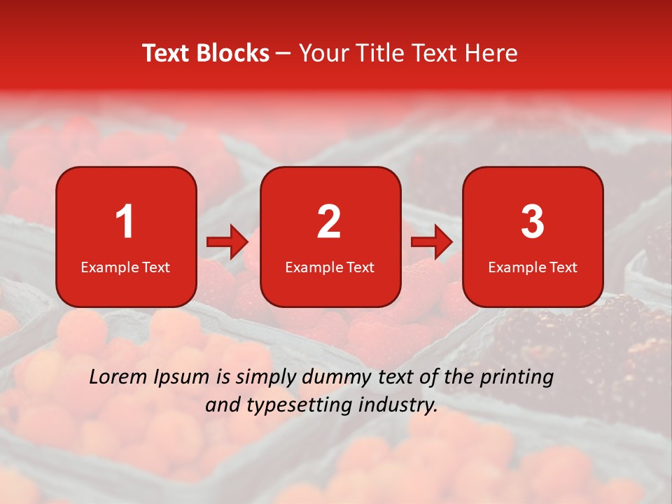 Assorted Farmer Organic PowerPoint Template