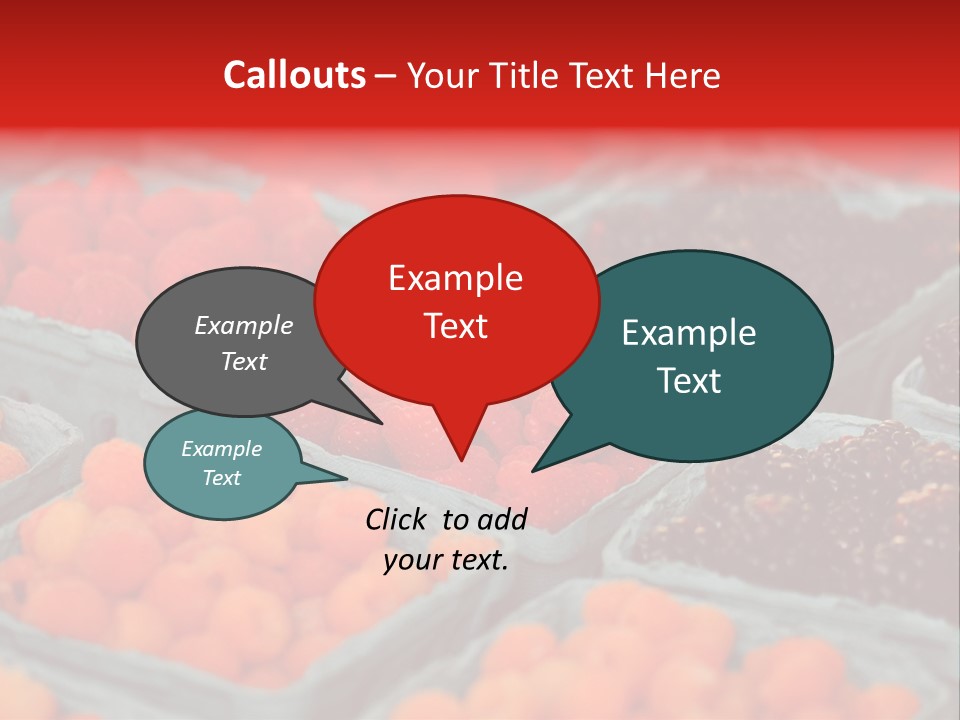 Assorted Farmer Organic PowerPoint Template