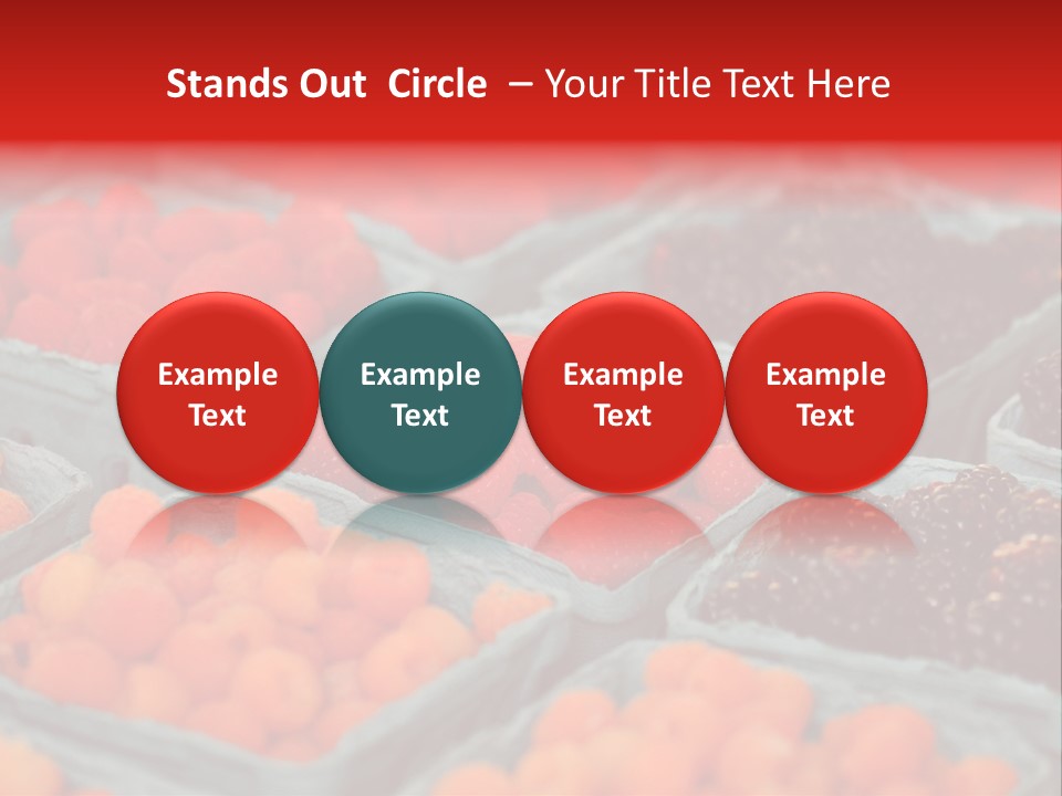 Assorted Farmer Organic PowerPoint Template