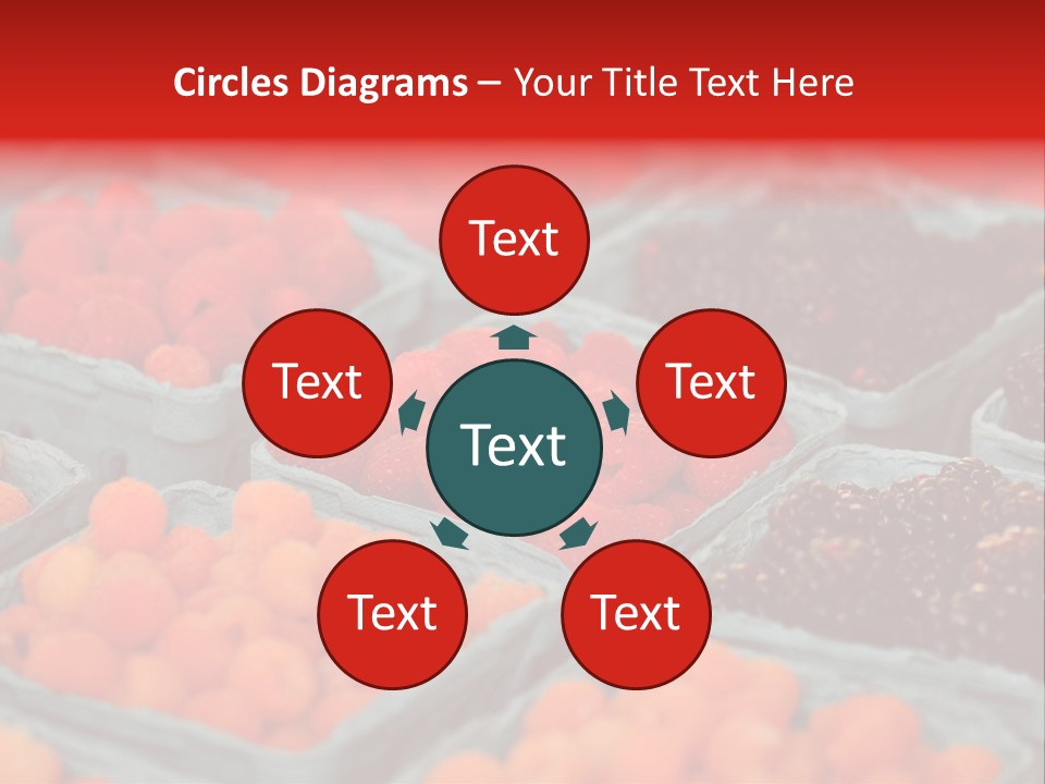 Assorted Farmer Organic PowerPoint Template