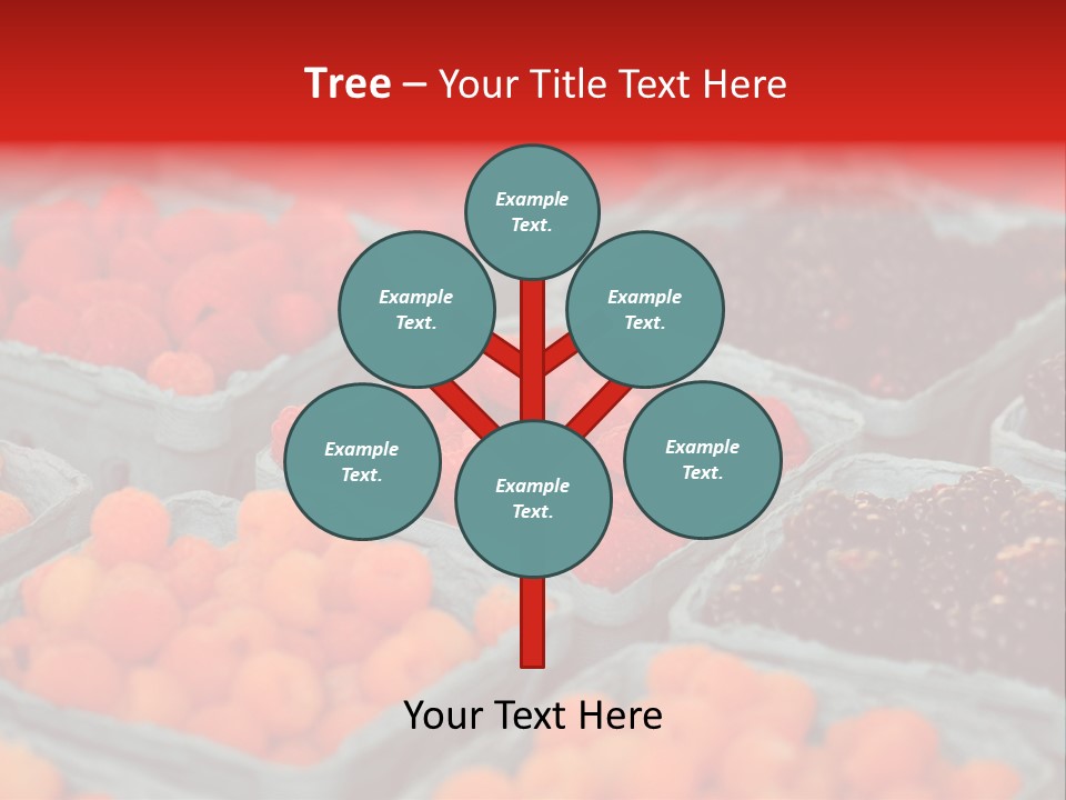 Assorted Farmer Organic PowerPoint Template