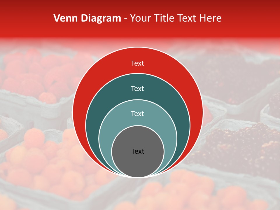 Assorted Farmer Organic PowerPoint Template