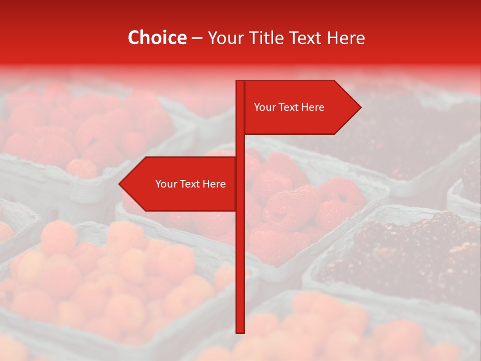 Assorted Farmer Organic PowerPoint Template