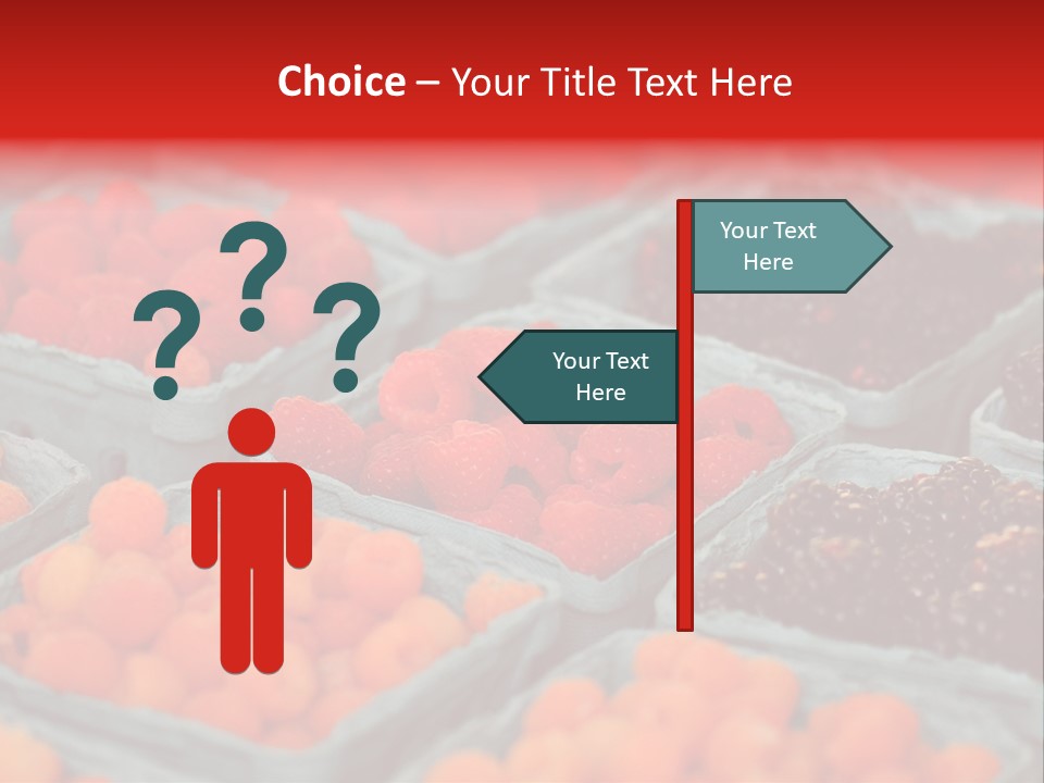 Assorted Farmer Organic PowerPoint Template