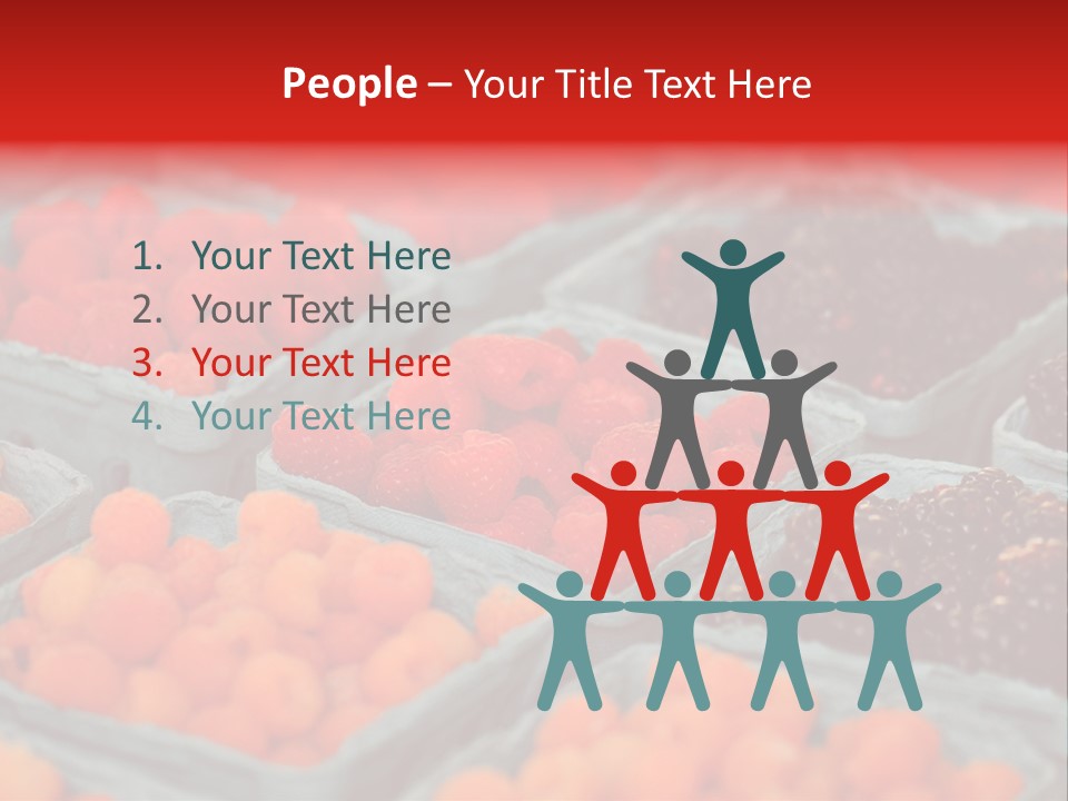 Assorted Farmer Organic PowerPoint Template