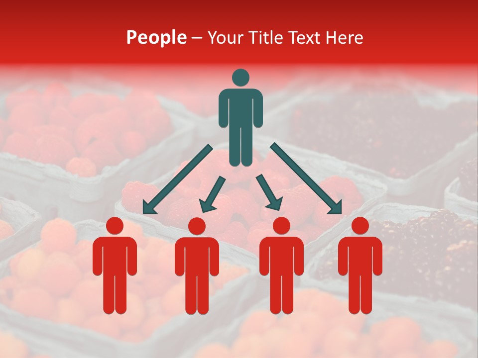 Assorted Farmer Organic PowerPoint Template