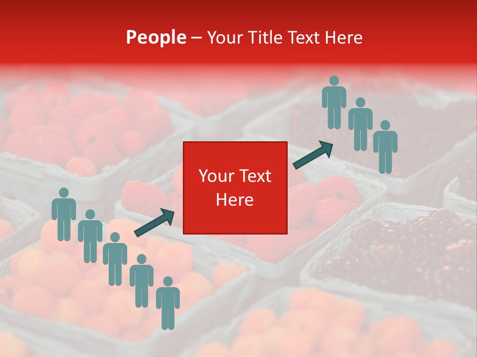 Assorted Farmer Organic PowerPoint Template