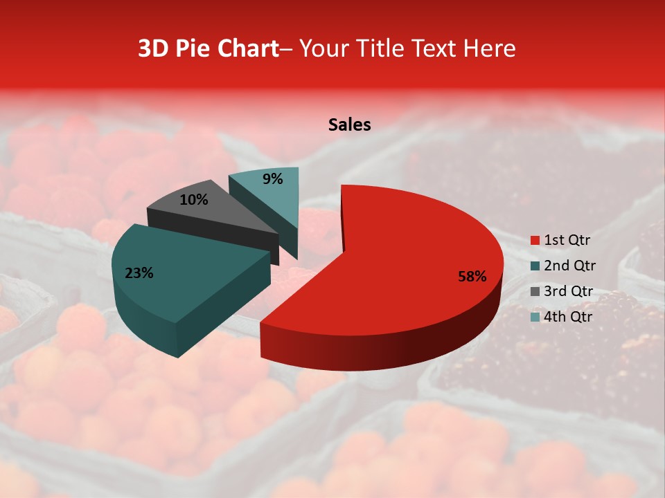 Assorted Farmer Organic PowerPoint Template