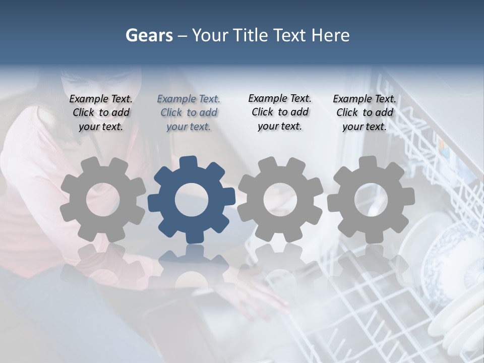 Nude Silhouette Pose PowerPoint Template