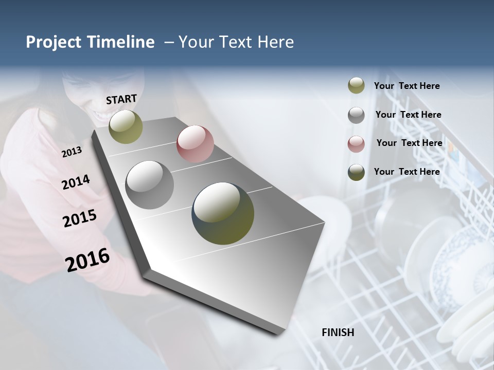 Nude Silhouette Pose PowerPoint Template
