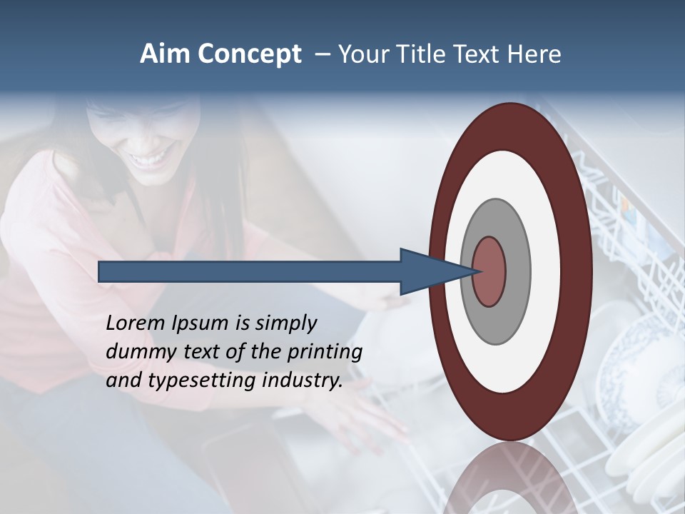 Nude Silhouette Pose PowerPoint Template