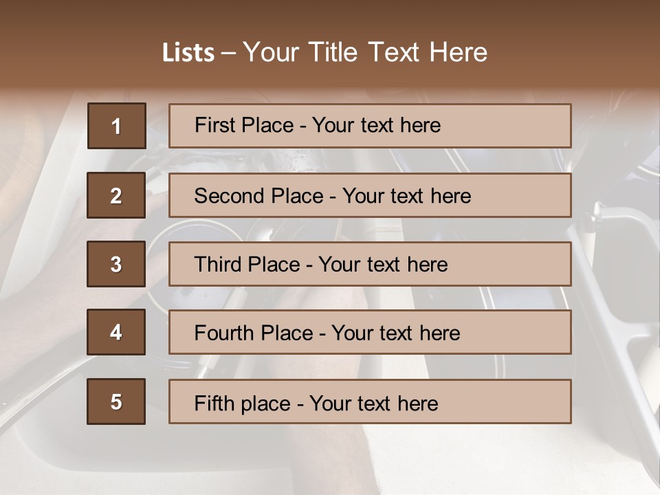 Posture Arm Front PowerPoint Template
