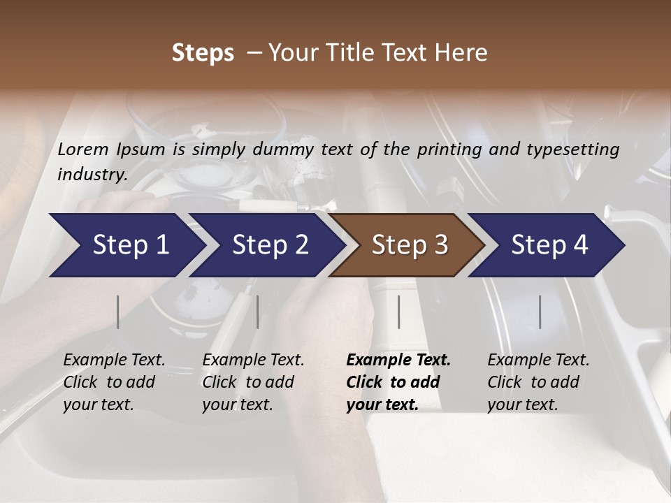 Posture Arm Front PowerPoint Template