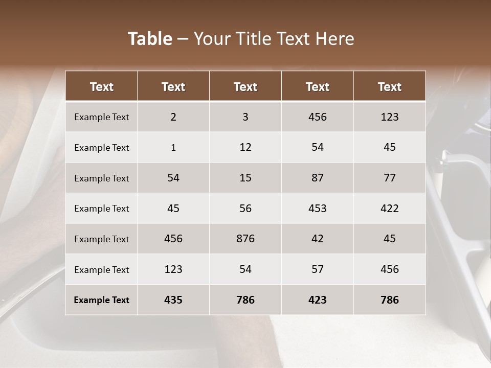Posture Arm Front PowerPoint Template
