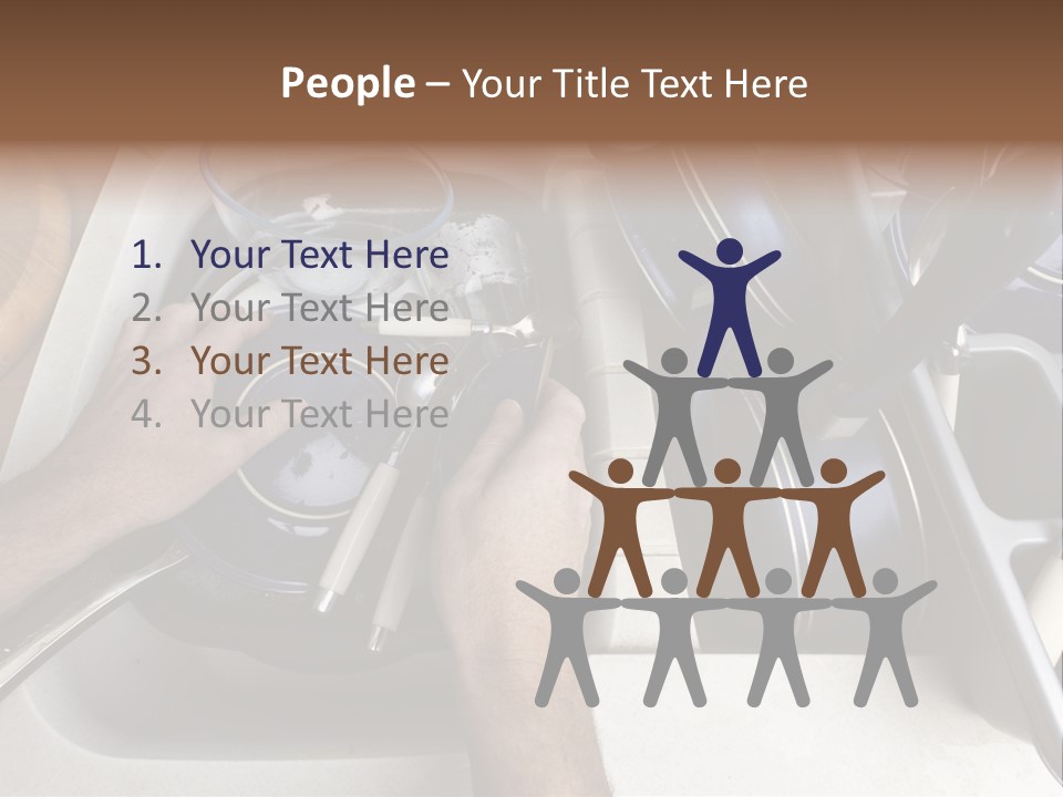 Posture Arm Front PowerPoint Template